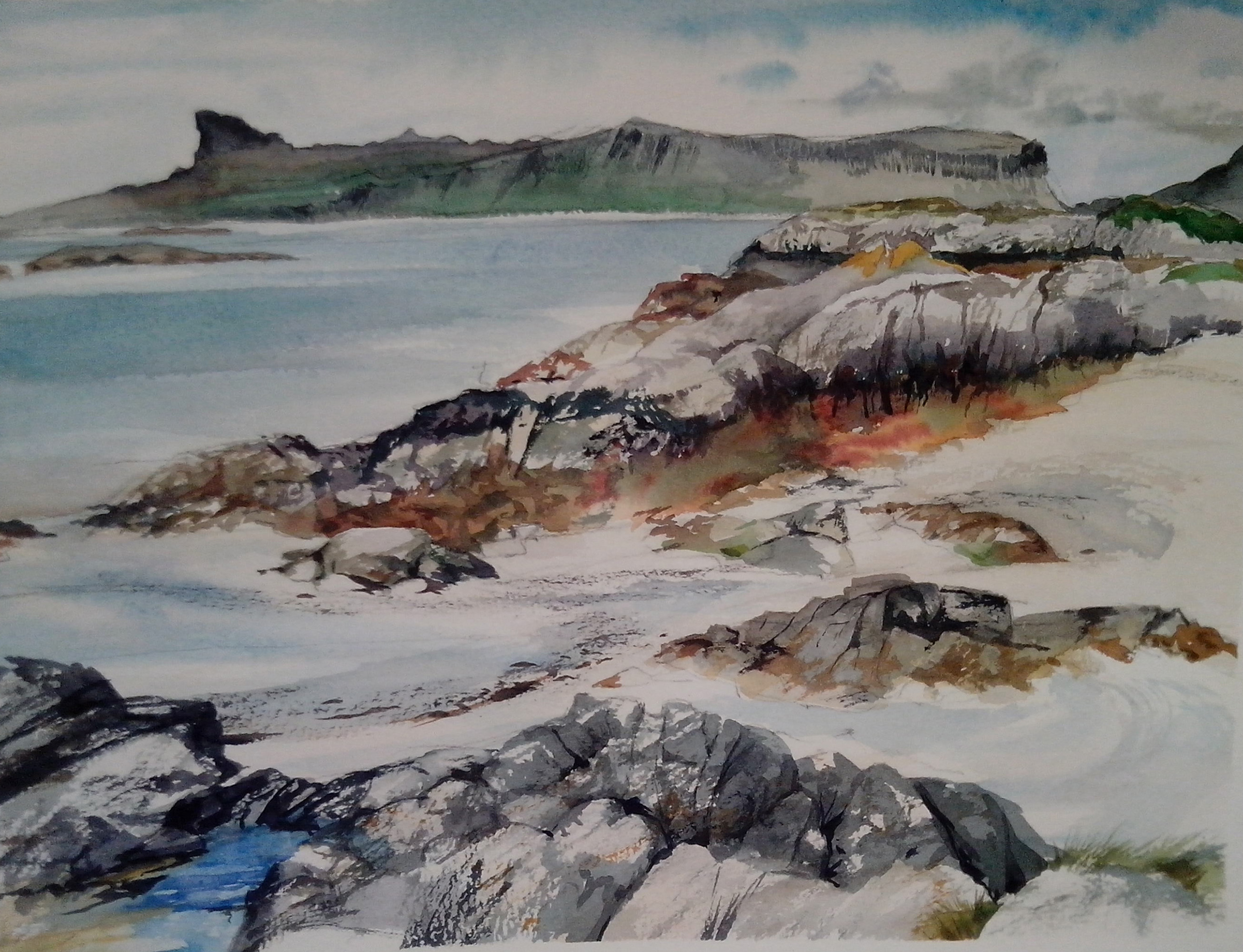 'On the Edge - Eigg' by artist Catherine King